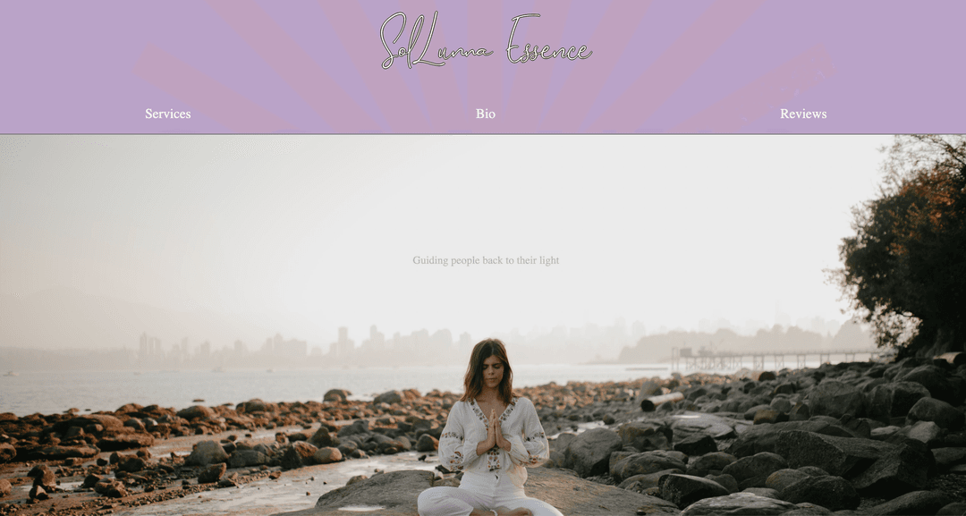 A preview of a website built by Blue Wave Dev